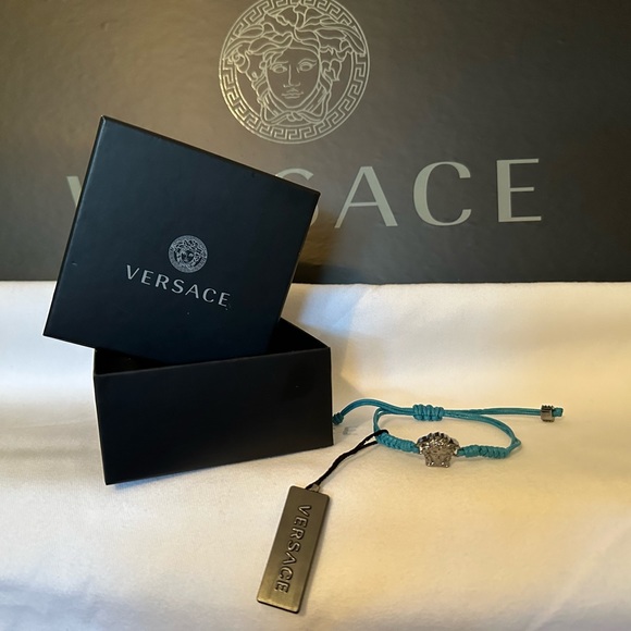 Versace Medusa String Bracelet NEW (AUTHENTIC) - Picture 3 of 11